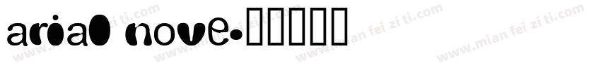 arial nove字体转换